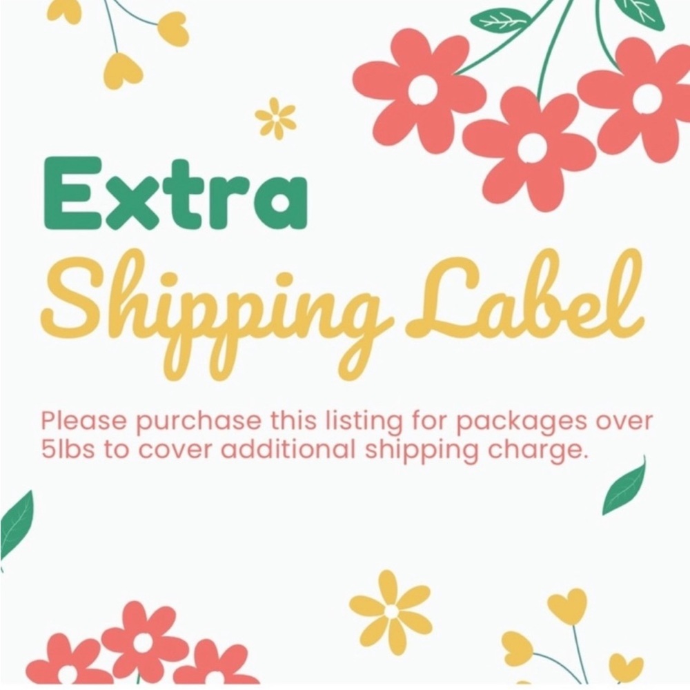 Extra Shipping Label